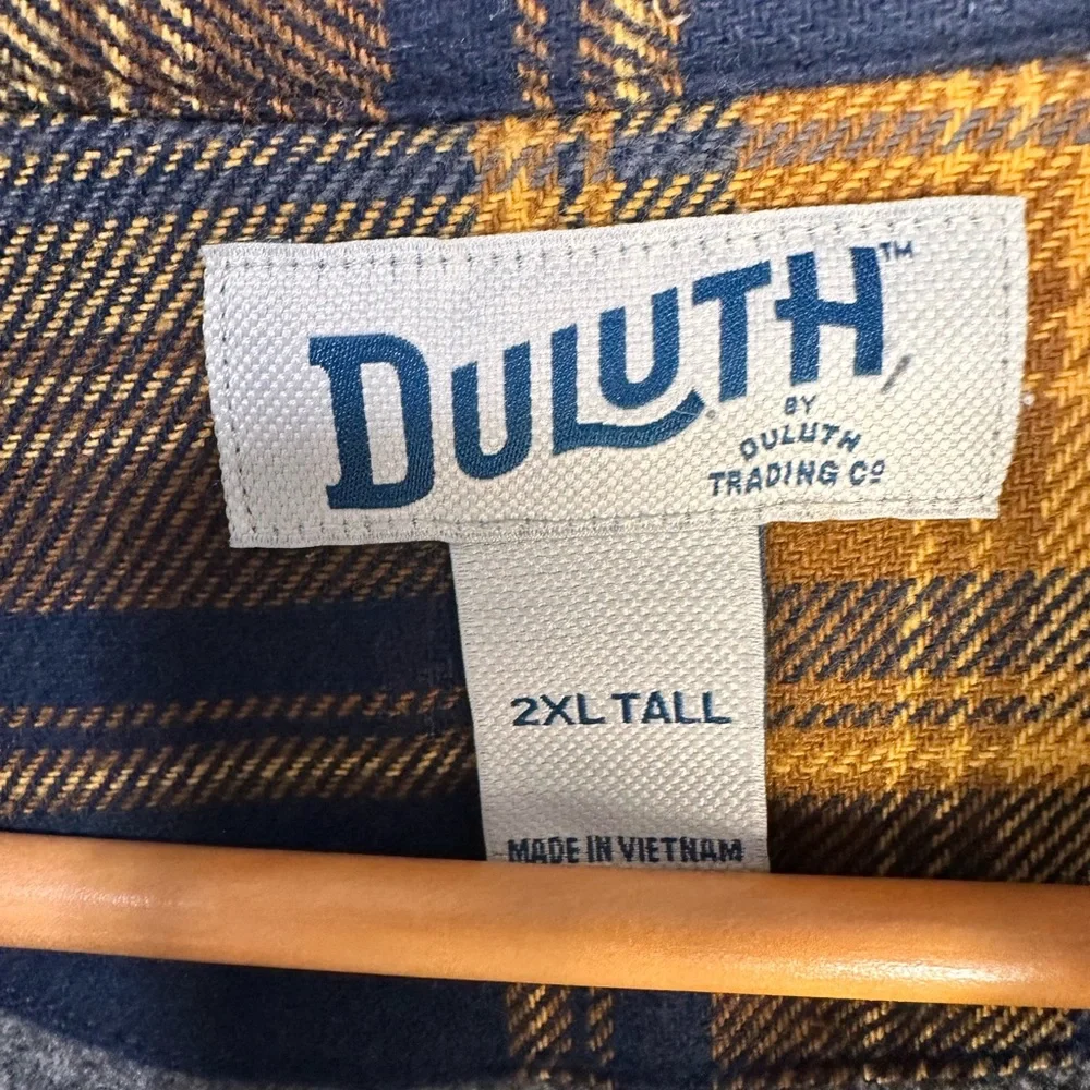 Duluth Trading Co. Flapjack Fleece Lined Relaxed Fit Shirt‎ Jacket Sz XXL T - Picture 2 of 6
